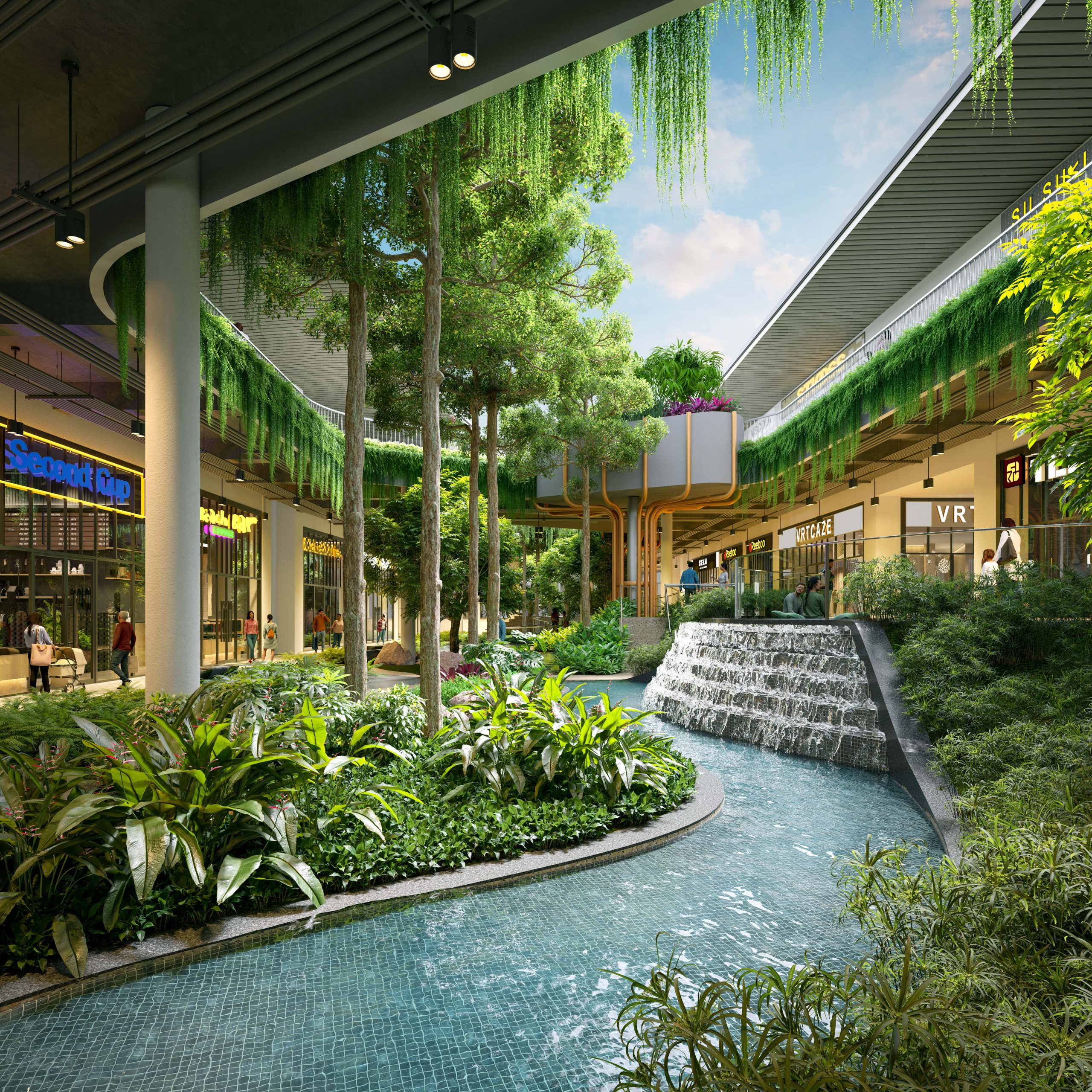 Coalfields Retail Park_WaterFeature-GF